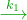 \color{OliveGreen}{\overset{k_1}{\longrightarrow}}