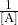  \frac{1}{[\text{A}]} 