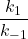  \dfrac{k_1}{k_{-1}} 