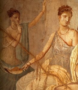 Femmes romaines (fresque de Pompéi)