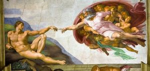 Michelangelo, The Creation of Adam, Sistine Chapel (1511-1512)