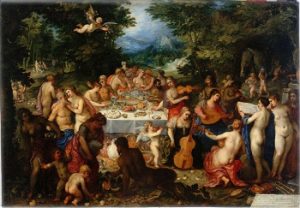 Hendrick van Balen et Jan Brueghel de Velours, Banquet des dieux (vers 1610)