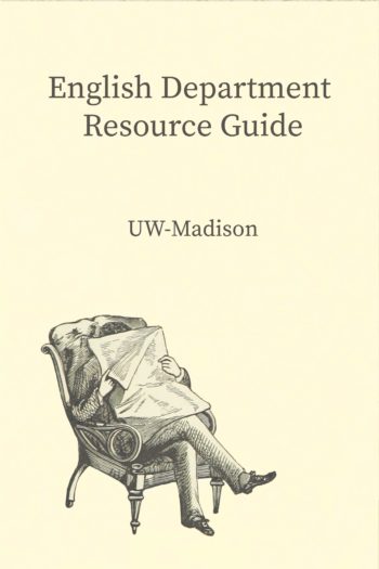 Cover image for UW-Madison English Department Resource Guide