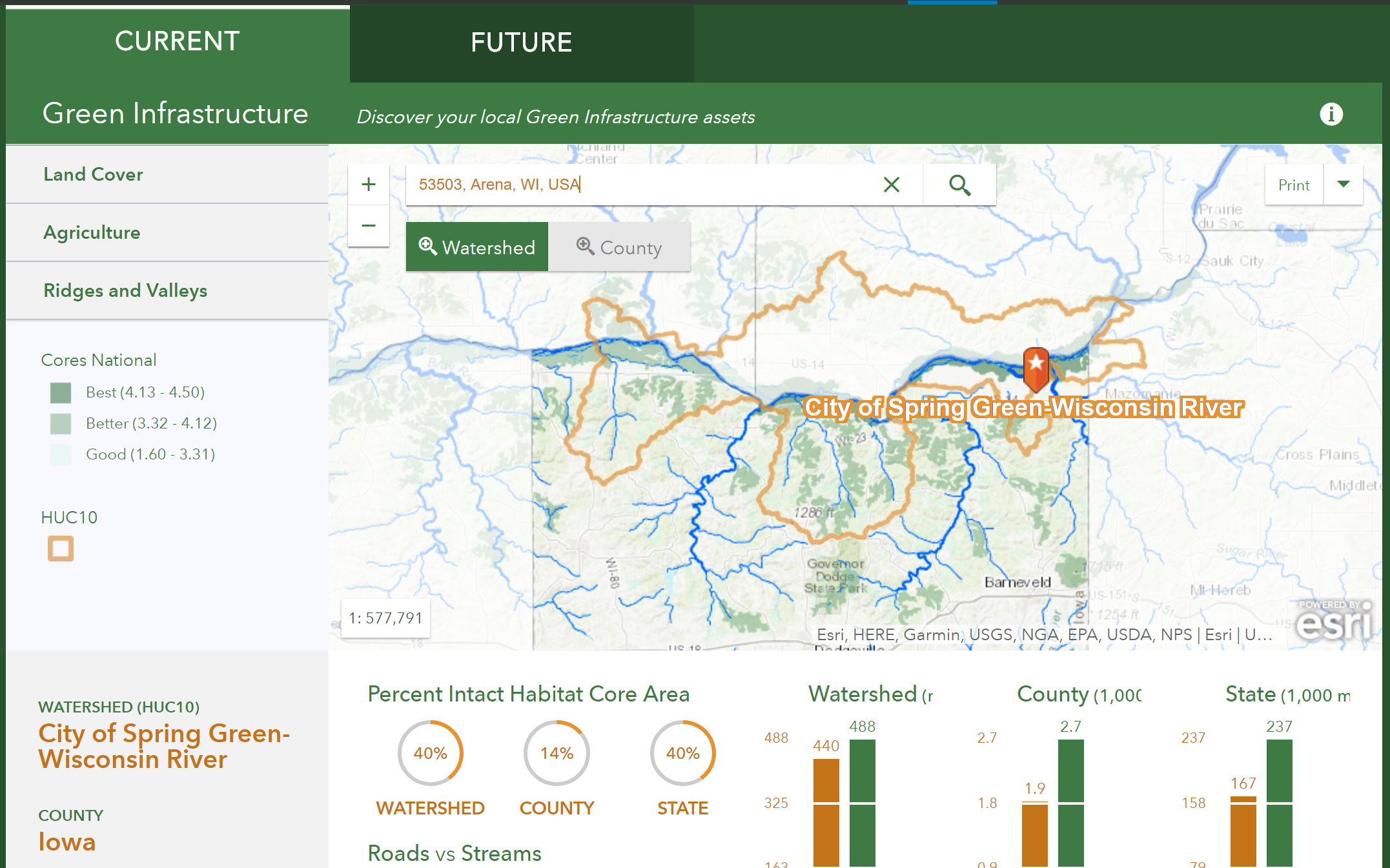 Green Infrastructure mapping tool