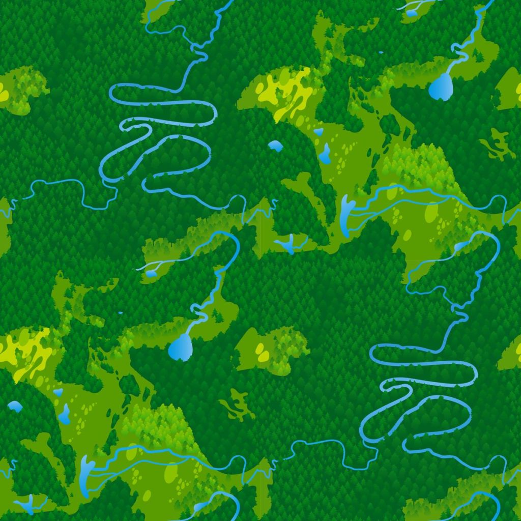 Wetlands map