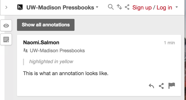 the annotation layer