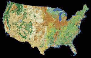 Map of National Land Cover Database 2016