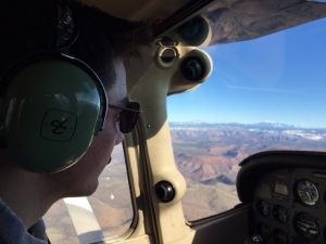 Pilot in Cessna 172