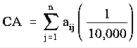 CA formula