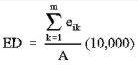 Edge Density formula