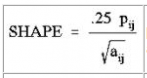 SHAPE formula