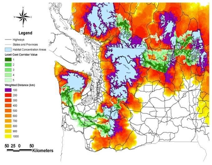 Connectivity map