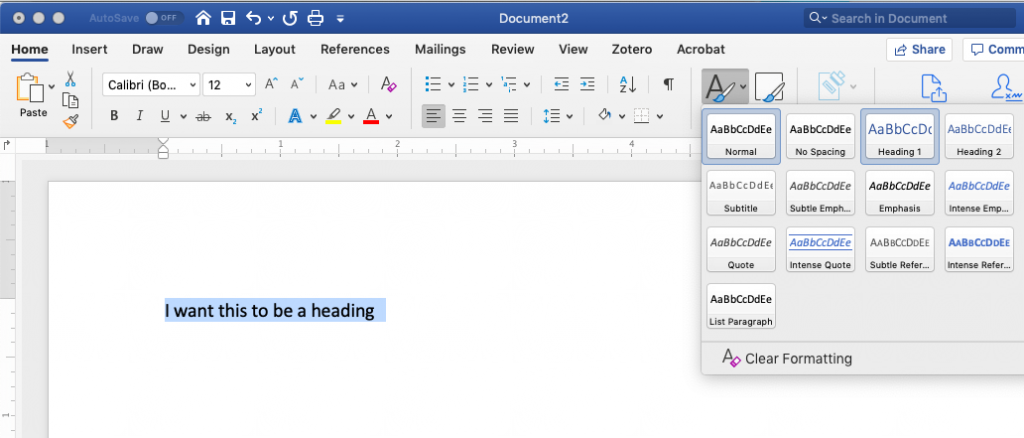 how to edit style pane in word