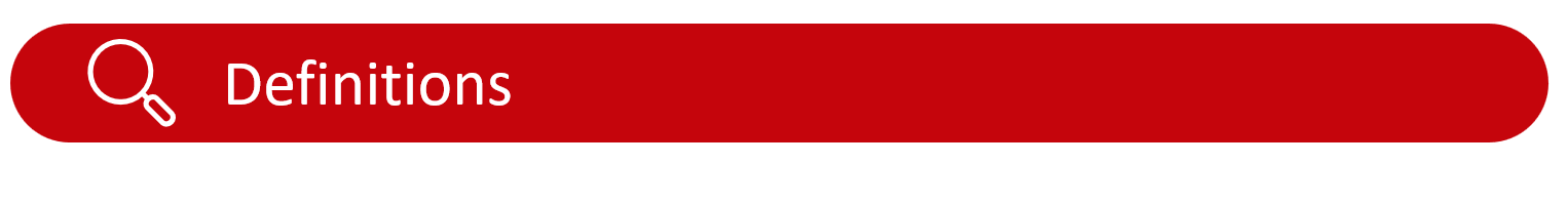 Banner: Magnifying Glass Icon - Definitions