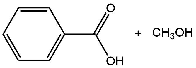 benzoic acid and methanol
