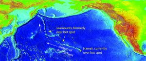 Map of Pacific Ocean Floor