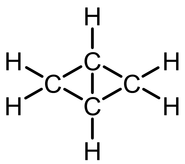 Lewis structure of Bicyclo[1.1.0]butane, C4H6