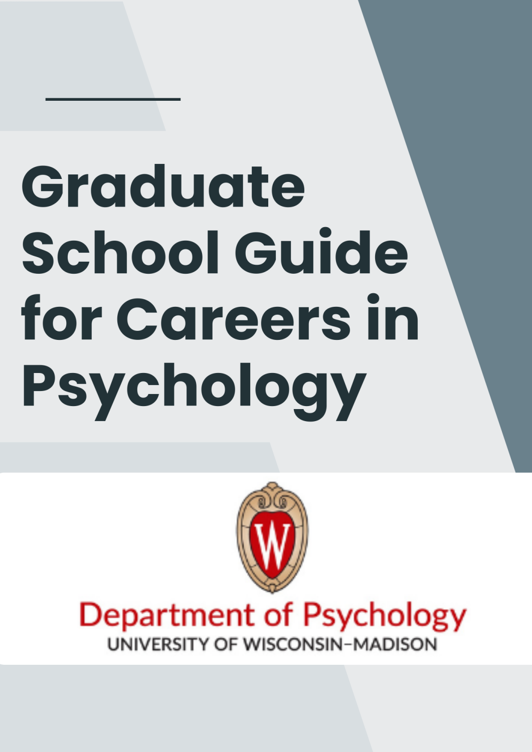 Cover image for Graduate School Guide for Careers in Psychology