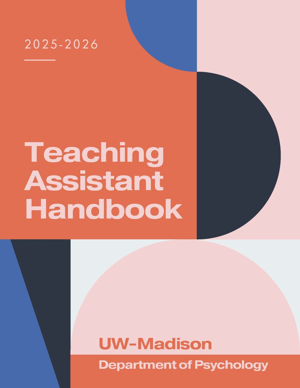 Cover image for Psychology Department TA Handbook